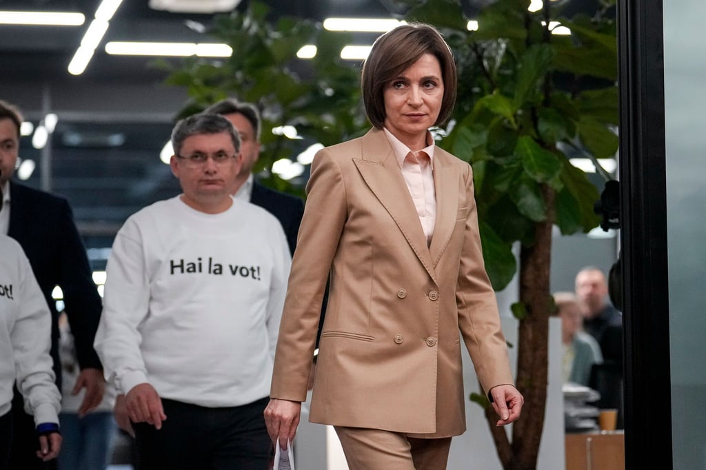 Präsident Maia Sandu beklagt in Moldau eine beispiellose Wahlmanipulation durch antidemokratische Kräfte.