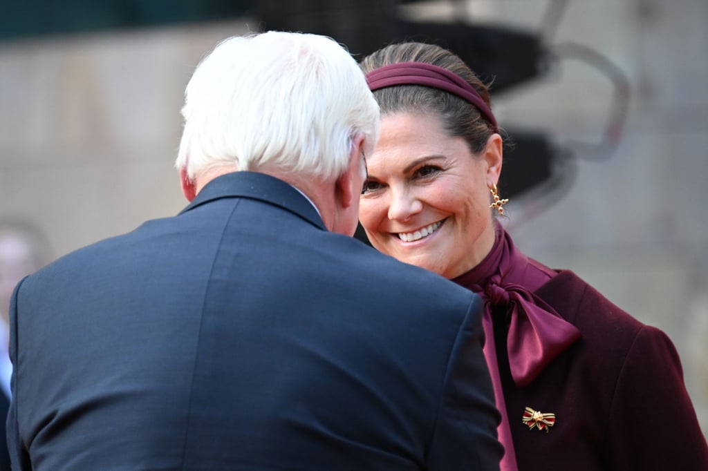 Bundespräsident Frank-Walter Steinmeier und die schwedische Kronprinzessin Victoria