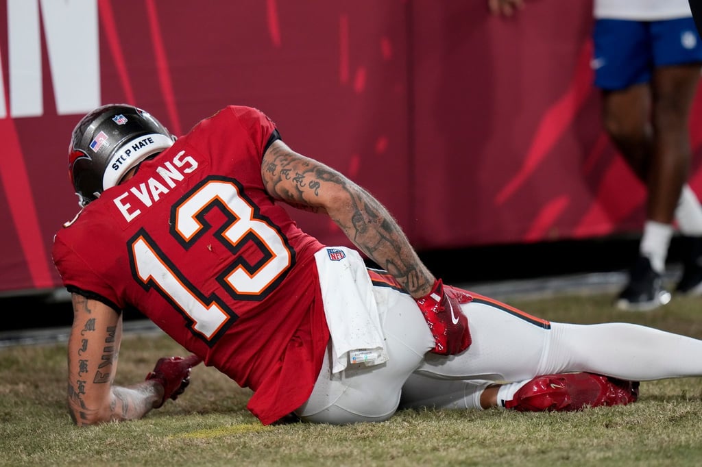 Die Verletzung von Mike Evans war für die Buccaneers die zweite bittere Nachricht des Abends.