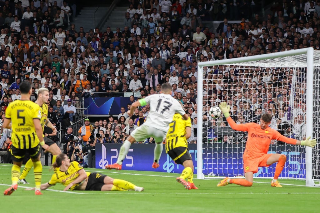 Mit dem 3:2 von Lucas Vazquez hatte Real Madrid die Partie gegen den BVB gedreht.
