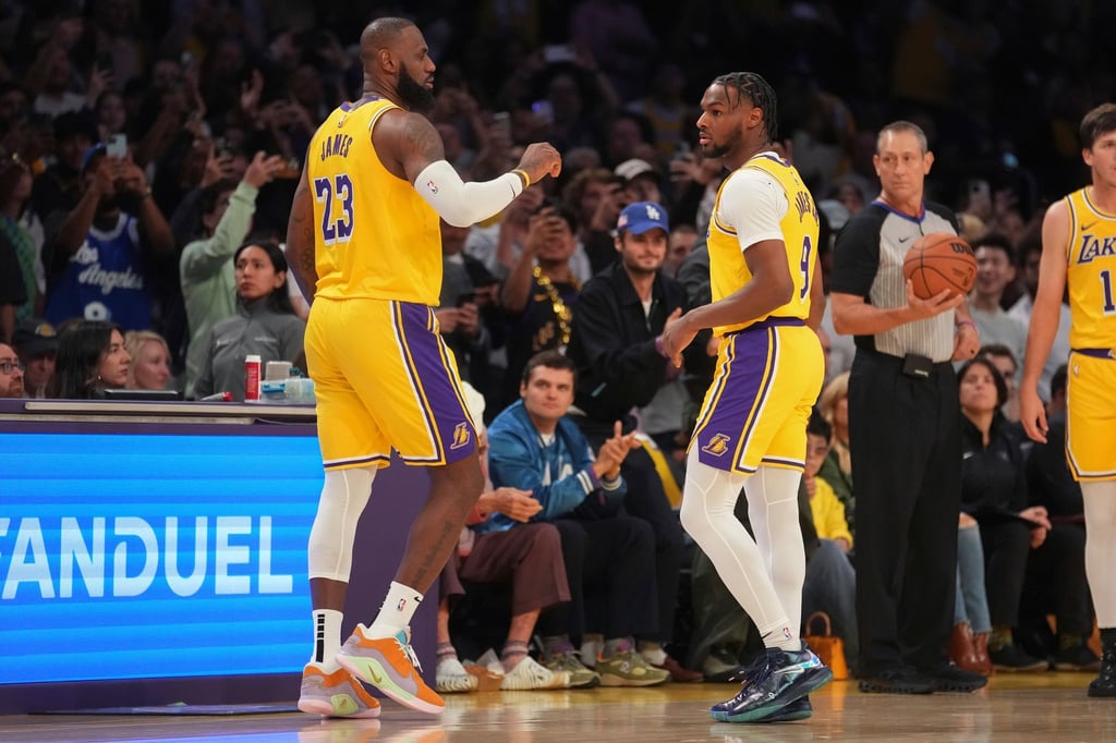 LeBron James und Bronny James haben NBA-Geschichte geschrieben.