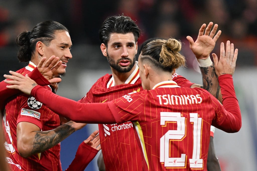 Liverpool jubelt über die Führung.