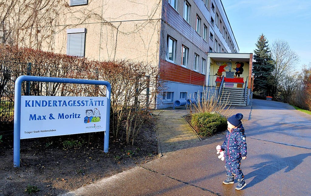 Die Kita „Max und Moritz“ in Haldensleben soll auf dem hinteren Teil des Geländes neu gebaut werden.