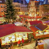 Der Weihnachtsmarkt auf dem Marktplatz von Quedlinburg lohnt einen Besuch.