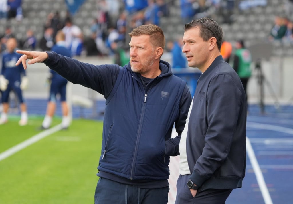Zecke Neuendorf (links) und Benjamin Weber arbeiten weiter für Hertha BSC