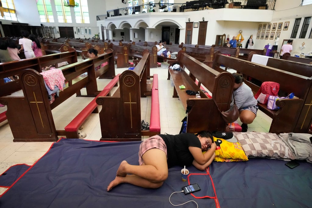 Auch Kirchen wurden als Evakuierungszentren genutzt.
