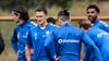 Die Spieler vom 1. FC Magdeburg beim Training. Am Sonntag spielen sie gegen Hannover 96.