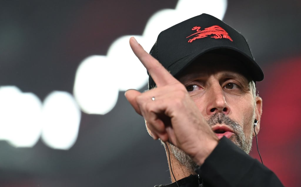 Nach oben: Trainer Marco Rose gibt bei RB Leipzig die Richtung vor.