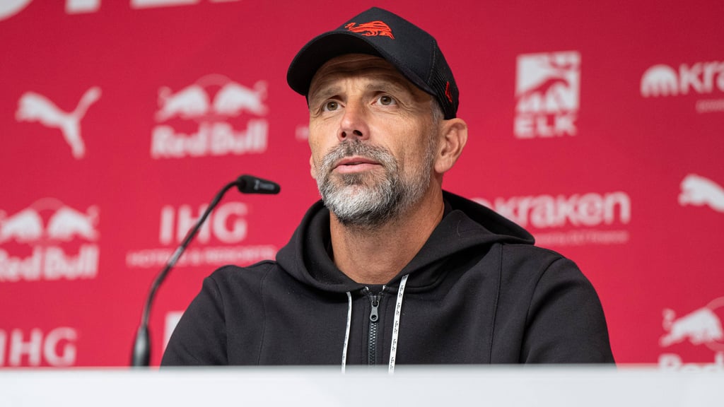 Marco Rose vor dem Bundesliga-Spitzenspiel zwischen RB Leipzig und dem SC Freiburg.