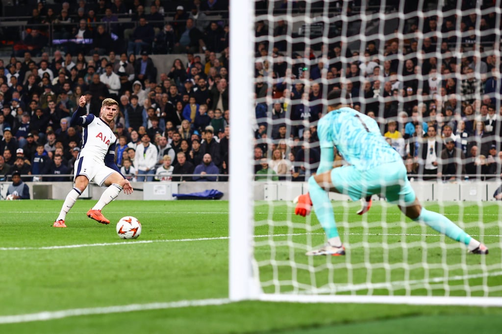 Timo Werner vergab die beste Chance für Tottenham.