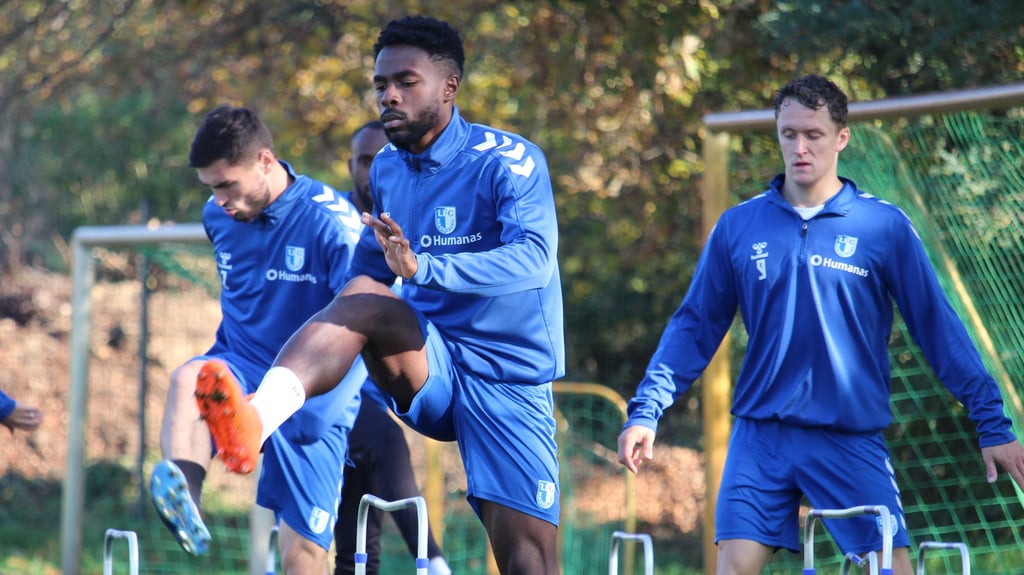 Am Freitag trainierten die Spieler vom 1. FC Magdeburg. Am Sonntag gastiert Hannover 96 beim 1. FCM.