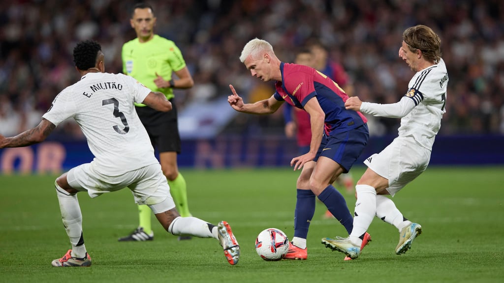 Atencion, colegas! Ex-RB-Profi Olmo im Duell mit Reals Militao und Modric