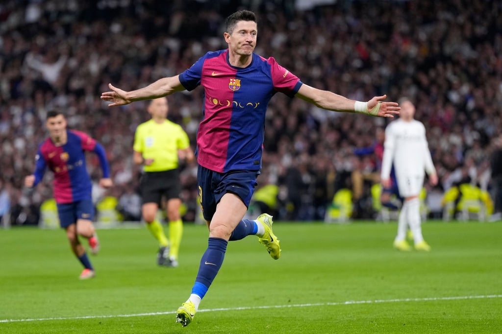 Robert Lewandowski erzielte die ersten beiden Tore gegen Real.