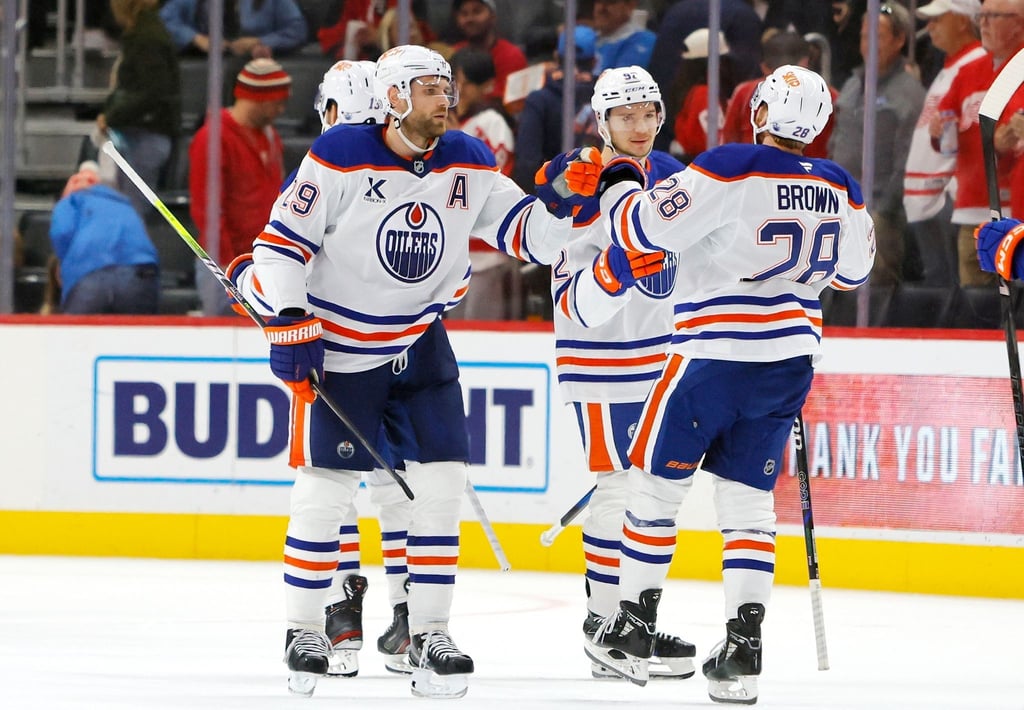 Doppelpack zum Geburtstag: Leon Draisaitl hatte allen Grund zum Feiern.
