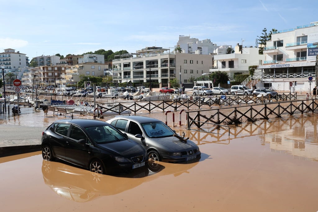 Auch im Küstenort Porto Cristo gab es Überschwemmungen.
