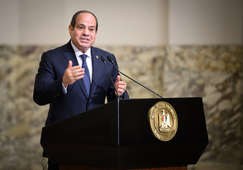 Ägyptens Präsident will Schwung in die stockenden Verhandlungen über einen Gaza-Deal bringen.
