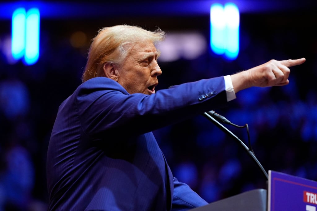Donald Trump hat bei einer Wahlkampfveranstaltung im Madison Square Garden in New York um Stimmen geworben.
