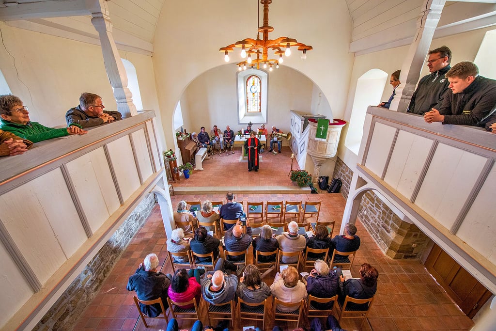 Seena feiert mit dem 2024er-Kirmesgottesdienst vor allem 20 Jahre Wiedereinweihung des Gotteshauses.