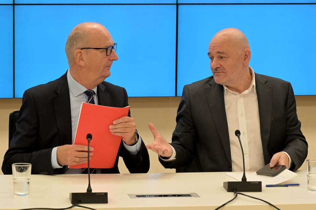 BSW und SPD gehen am Montag in Koalitionsgespräche. (Symbolbild)