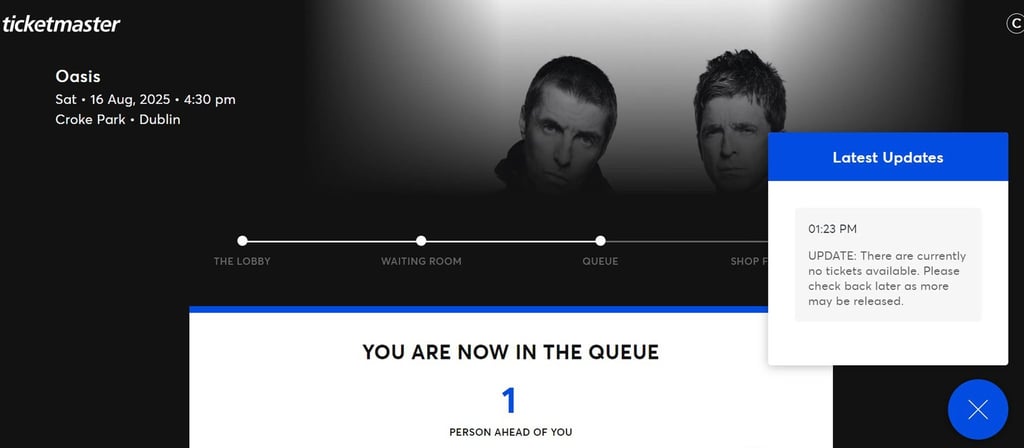 Der Ansturm auf die Oasis-Tickets war immens. (Archivbild)