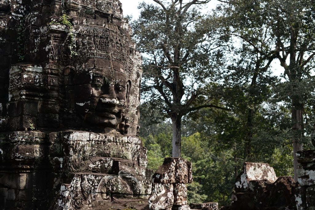 Der Tempel Bayon ist wegen seiner 200 in Stein gemeißelten lächelnden Gesichter weltberühmt. (Archivbild)