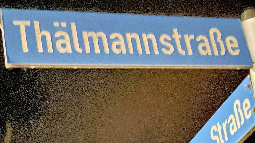 Die Thälmannstraße wird es künftig nicht mehr geben.