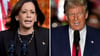 Das Rennen zwischen Kamala Harris und Donald Trump ist laut Umfragen völlig offen.