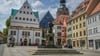 Symbolfoto - Blick auf den Marktplatz in Eisleben.