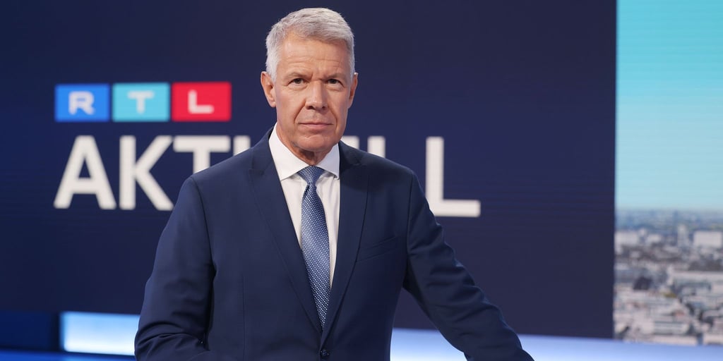 Peter Kloeppel tauschte für eine Dokumentation das TV-Studio gegen eine Flüchtlingsunterkunft (Archivbild).