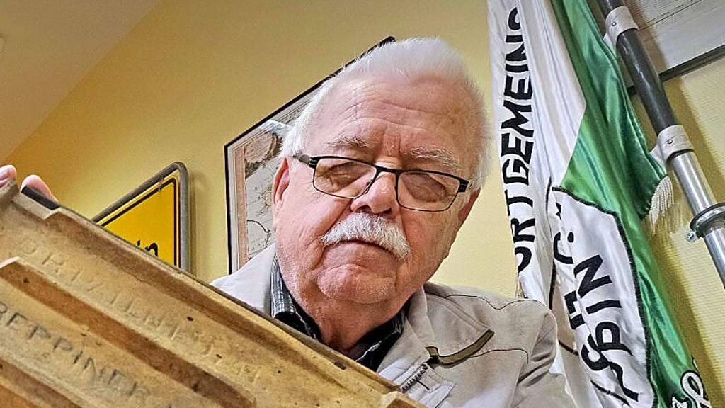 Auch um Heimatgeschichtliches wie den Greppiner Klinker kümmert sich Joachim Sabiniarz.