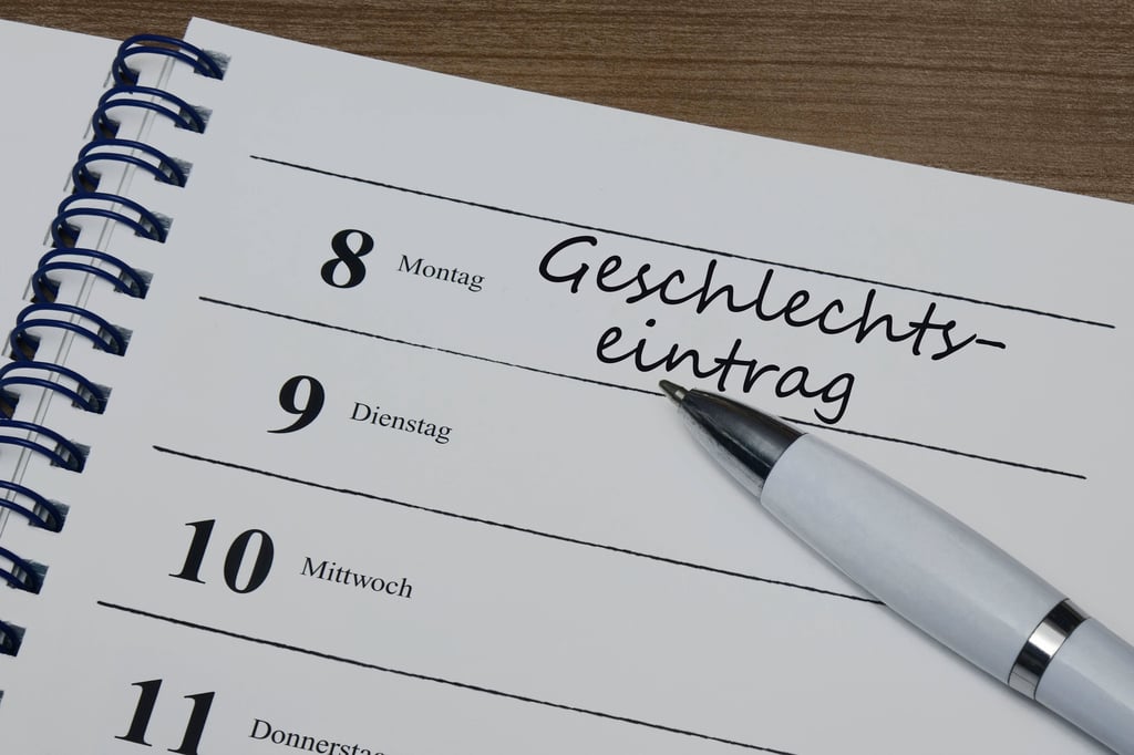 Geschlechtseintrag und Vorname lassen sich ab 1. November bei Standesämtern ändern.