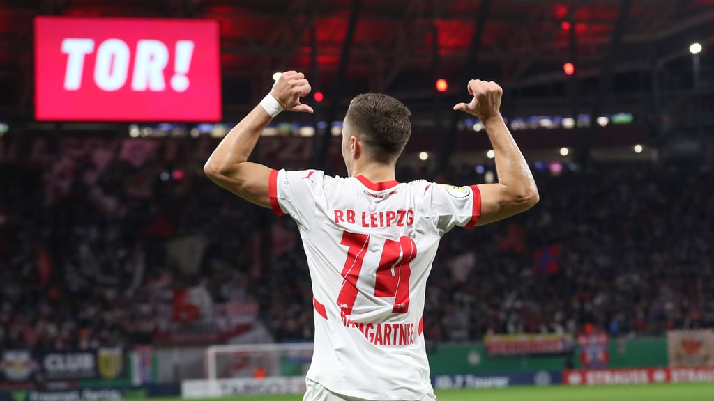 Torschütze beim 4:2 im Pokal gegen St. Pauli: RB-Profi Christoph Baumgartner