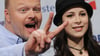 Früher stand Deutschland besser da: Stefan Raab mit ESC-Siegerin Lena Meyer-Landrut