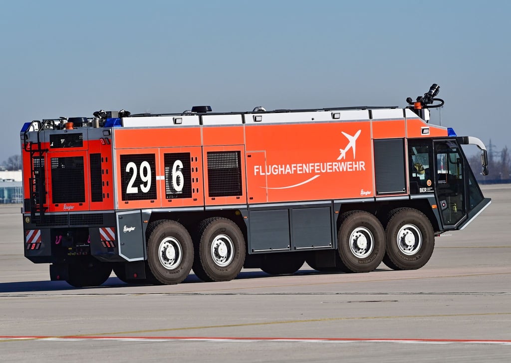 Ein Feuerwehreinsatz am BER ist glimpflich verlaufen. (Archivfoto)