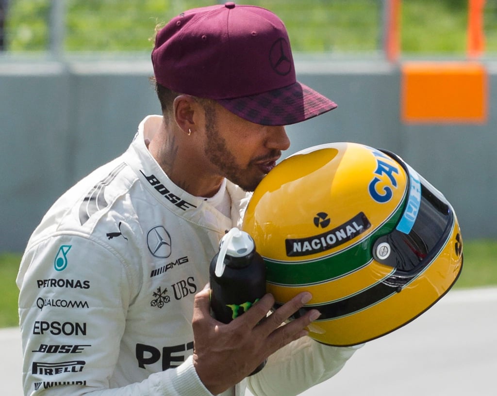 Er wird einen ehemaligen Rennwagen der brasilianische Formel-1-Ikone Ayrton Senna in Sao Paulo fahren.
