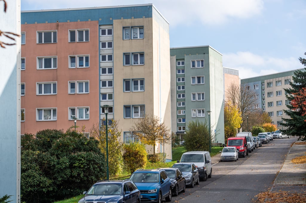 Mietwohnungen in der Schreberstraße von Naumburg.