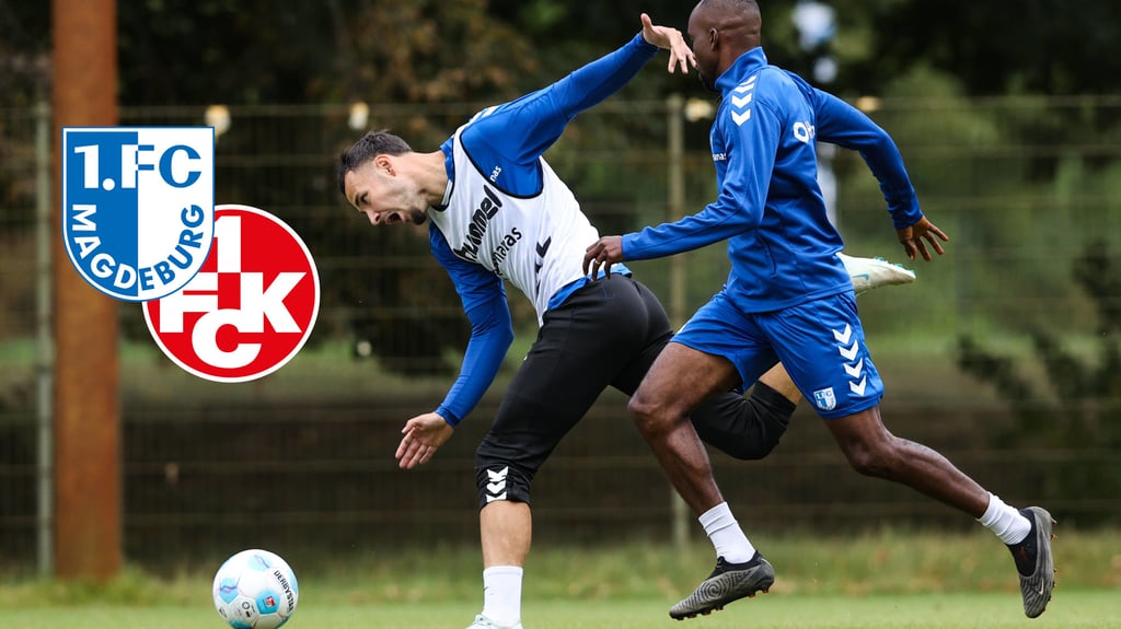 Gegen den 1. FC Magdeburg könnte Falko Michel (li.) zu seinem Startelf-Debüt beim Spiel gegen den 1. FC Kaiserslautern kommen