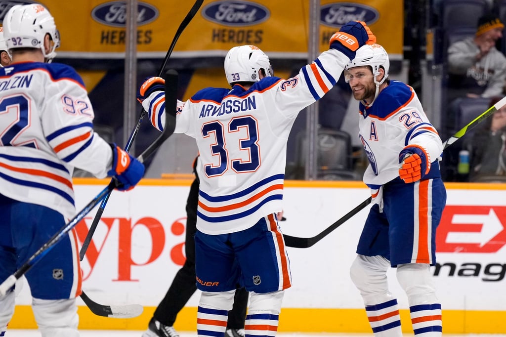 Leon Draisaitl wurde gegen Nashville für zwei Tore umjubelt.