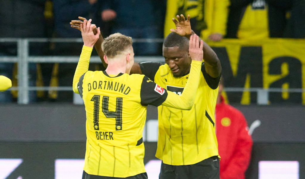Trafen beide gegen RB Leipzig: die Dortmunder Serhou Guirassy (rechts) und Maximilian Beier