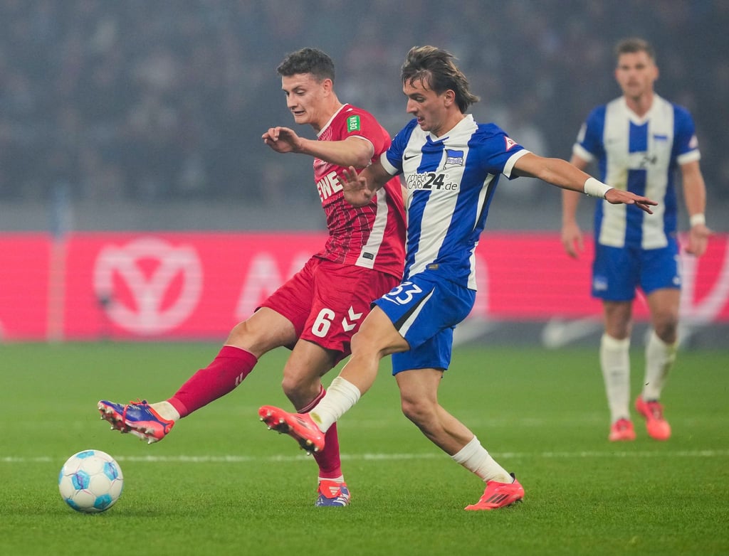 Die beiden früheren Bundesligisten Hertha BSC und der 1. FC Köln trafen in Berlin aufeinander.