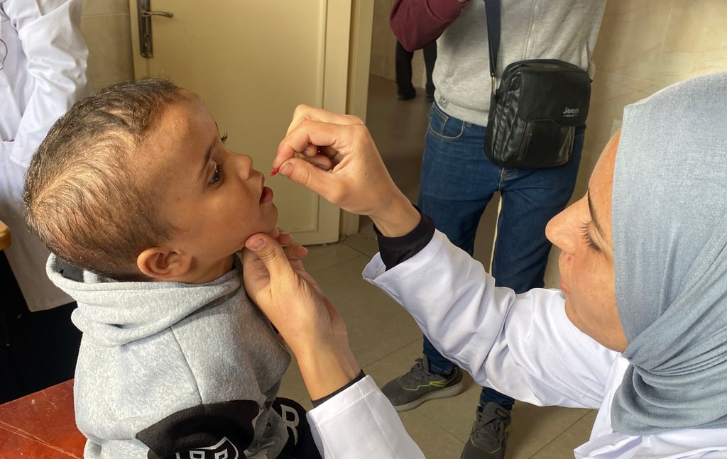 Die Polio-Impfkampagne im nördlichen Gazastreifen ist nach einer Unterbrechung wegen heftiger Kämpfe wieder angelaufen.