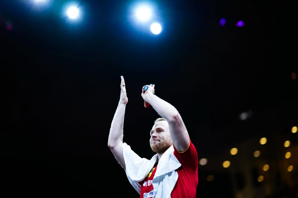 Vize-Europameister Benedikt Duda steht beim WTT-Turnier in Frankfurt am Main im Achtelfinale.