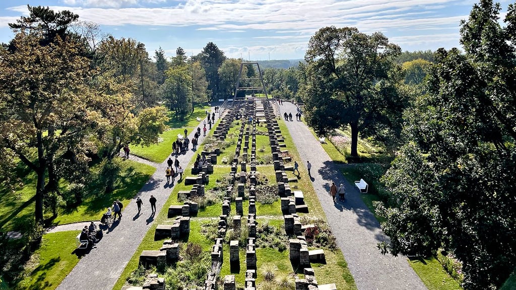 Gute Aussichten vom Gradierwerk und für den zukünftigen Tourismus. So manch Laga-Gast versprach, Bad Dürrenberg erneut zu besuchen.