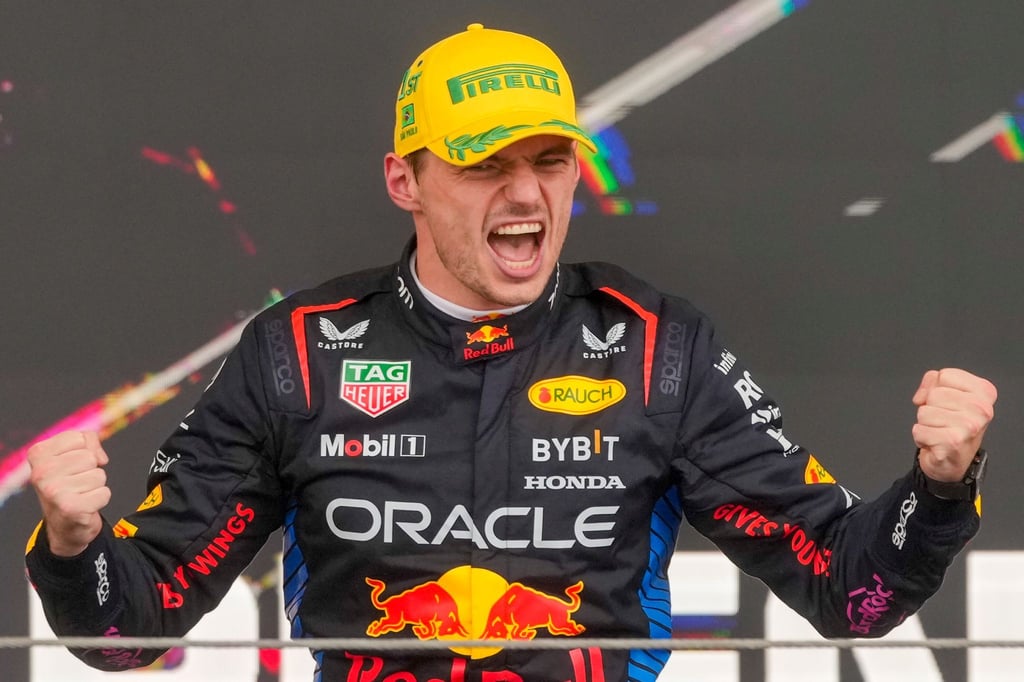 Pure Freude und auch große Genugtuung bei Max Verstappen