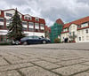 Tatort Rolandplatz: Hier kam es zu einer blutigen Schlägerei, die nun am Amtsgericht Burg landete.