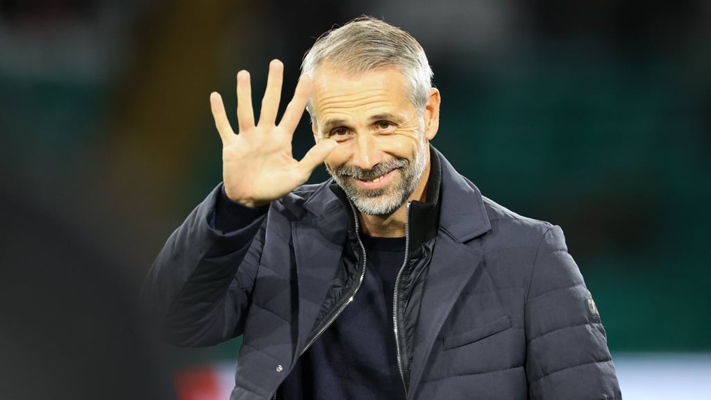 Cletic Fan Marco Rose beim Champions-League-Duell mit RB vor zwei Jahren.