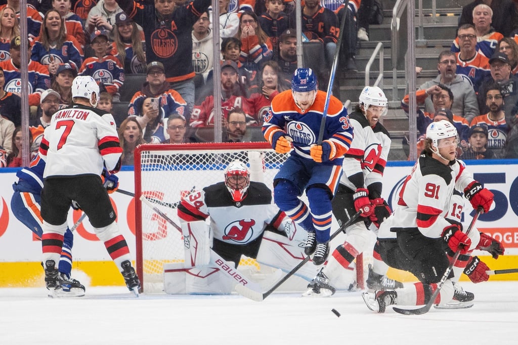Kein Durchkommen für die Oilers: Gegen die Devils gab es in der NHL ein 0:3.