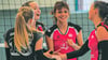 Emilia Lingott, Anne Witzki, Valeria Keller, Annemarie Werner (von links) und Co. konnten mit dem VC 97 Staßfurt II den dritten Sieg im vierten Saisonspiel der Volleyball-Landesklasse bejubeln. 