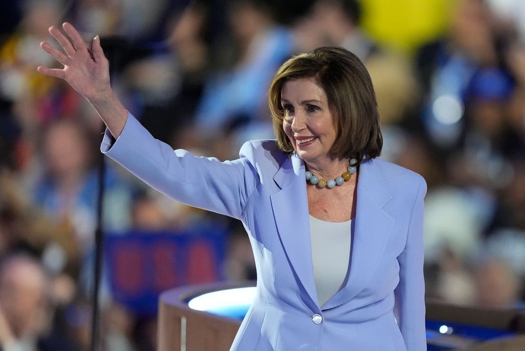 Nancy Pelosi beim Parteitag der Demokraten in Chicago. (Archivbild)