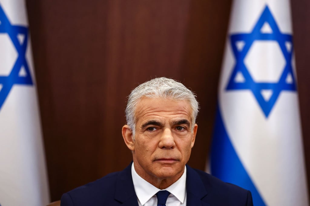 Israels Oppositionsführer Jair Lapid. (Archivbild)